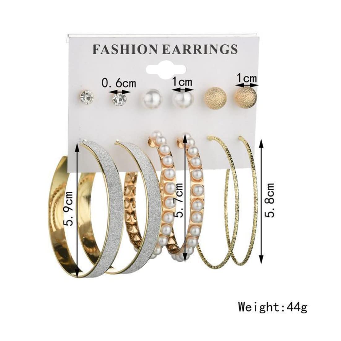 Plated Earrings Combo for Women (Style 5)